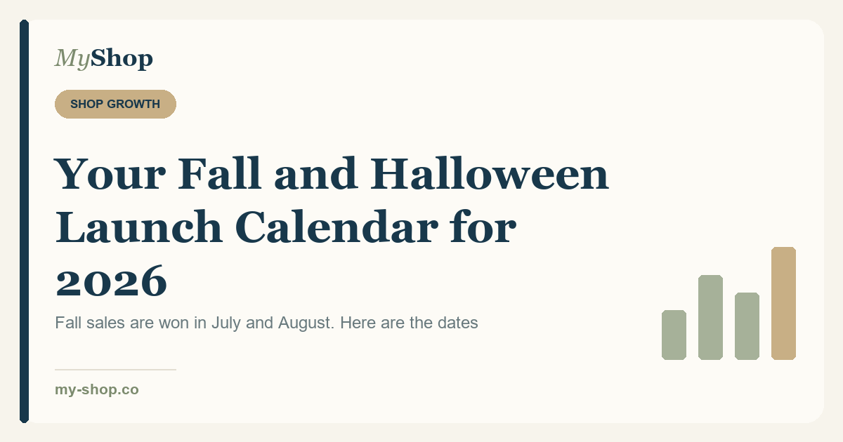Your Fall and Halloween Launch Calendar: What to List and When (2026)